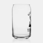 キャンプアウトドアパーソナライズされたディアファミリーキャビン名 ガラス缶 (右)