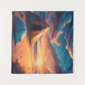 キャンプアットサンライズ タペストリー (正面(横))