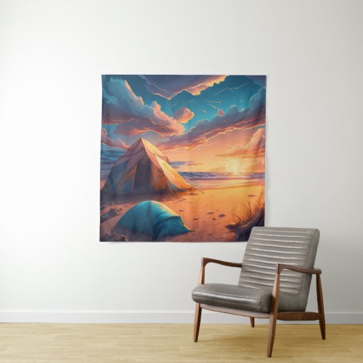 キャンプアットサンライズ タペストリー (インサイチュ)