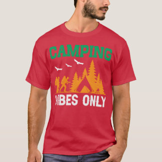 キャンプアドベンチャースタイル面白グッズ Tシャツ