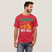 キャンプアドベンチャースタイル面白グッズ Tシャツ (正面フル)