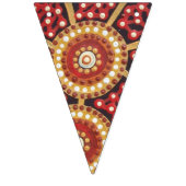 キャンプアボリジナルアートバンティング バンティングフラッグ (第2の旗)