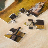 キャンプアートサンセットキャンプサイトフォトパズルインターネット ジグソーパズル (側面)