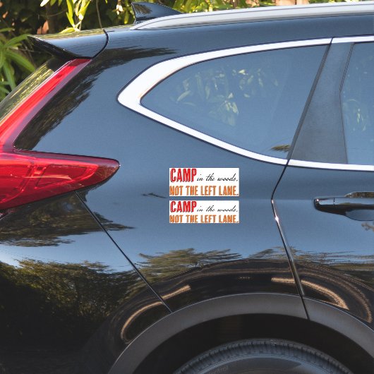 キャンプインザウッズNot the離れ Lane シール (車体後方)