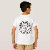 キャンプウォッチャグキッズTシャツ Tシャツ (裏面フル)