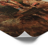 キャンプウォーターフォーキャンプバイシャルルマリオンラッセル ポスター (角)