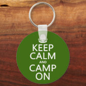 キャンプオン保に落ち着く キーホルダー (正面)