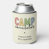 キャンプカウンセパーソナライズされたルギフト 缶クーラー (缶裏面)
