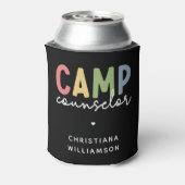 キャンプカウンセパーソナライズされたルギフト 缶クーラー (缶裏面)