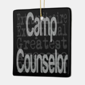 キャンプカウンセラー超常人 セラミックオーナメント (左)