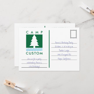 キャンプカスタム 招待状
