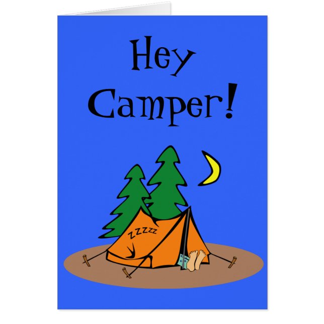 キャンプカードの初めて (正面)