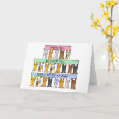 キャンプカ恋しく思ートゥーンキャッツに行っている間に カード (黄色い花)