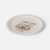 キャンプキャビンクルーズウィークバチェロレッテ ペーパープレート (アングル)