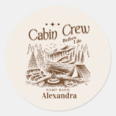 キャンプキャビンクルーズウィークバチェロレッテ ラウンドシール (正面)