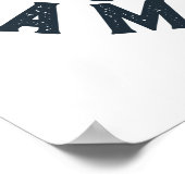 キャンプキャンパカッコいいーキャンプファイアアンダースターズマウンテンズ ポスター (角)