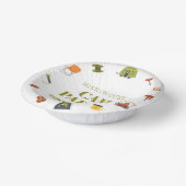 キャンプキャンピングキャンパーバースデーパーティー ペーパーボウル (傾斜あり)