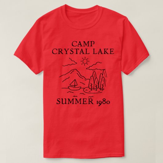 キャンプクリスタルレイク2 Tシャツ (デザイン正面)