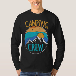 キャンプクルーキャンプ旅行マッチングキャンパーグループキャンプ Tシャツ