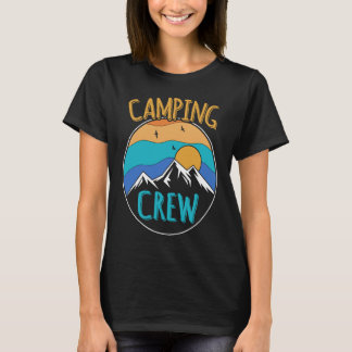 キャンプクルーキャンプ旅行マッチングキャンパーグループキャンプ Tシャツ