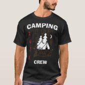 キャンプクルー カスタム年 家族旅行 Tシャツ (正面)