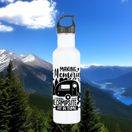 キャンプクールリングメモリアルワードアート ウォーターボトル