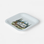 キャンプクールリング愛好家パーティー ペーパープレート (傾斜あり)