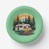 キャンプクールリング愛好家パーティー ペーパーボウル (正面)