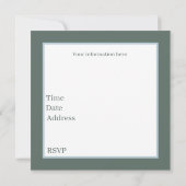 キャンプクールリング愛好家パーティー 招待状 (裏面)