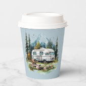 キャンプクールリング愛好家パーティー 紙コップ (正面)