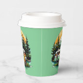 キャンプクールリング愛好家パーティー 紙コップ (右)