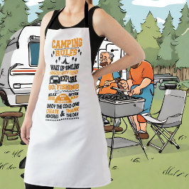 キャンプクールルはワードアートをルール エプロン