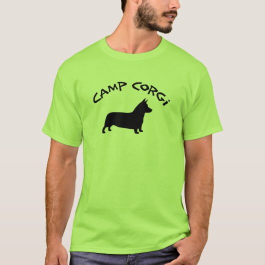 キャンプコーギー Tシャツ (正面)