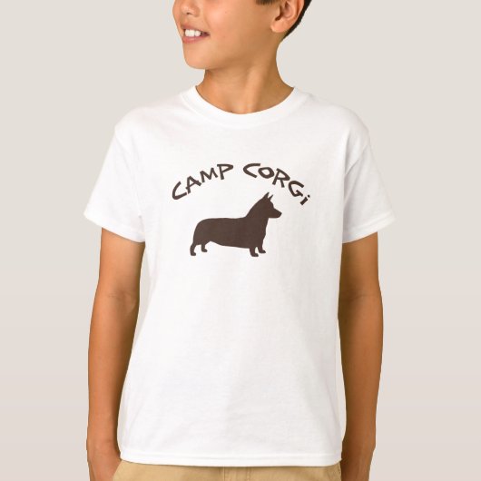 キャンプコーギー Tシャツ (正面)