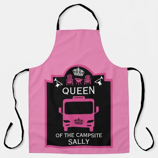 キャンプサイトの女王 エプロン (正面)