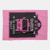 キャンプサイトの女王 キッチンタオル (横)