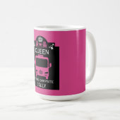 キャンプサイトの女王 コーヒーマグカップ (正面右)