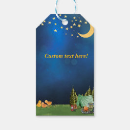 キャンプサイトテーマシール ギフトタグ