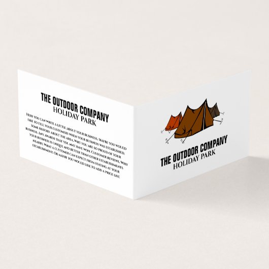 キャンプサイトホリデーパーク詳細 名刺 (外部)