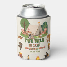 キャンプサファリの森の2歳の誕生日お祝いにぴったりなTwo Wild to camp