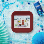 キャンプシック紙プレート ペーパープレート (パーティー)