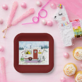 キャンプシック紙プレート ペーパープレート (パーティー)