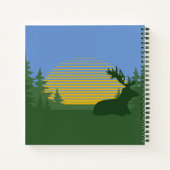 キャンプシャトゥック – ゲストブックサンセットエルク ノートブック (裏面)