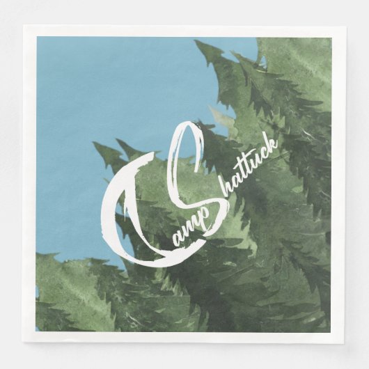 キャンプシャトック – 紙ナプキンス (正面)