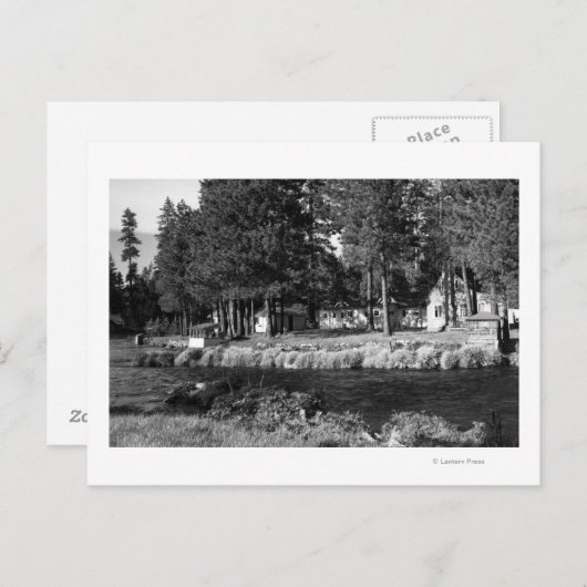 キャンプシャーマン、オレゴン州ロジャースキャビン ポストカード (正面/裏面)