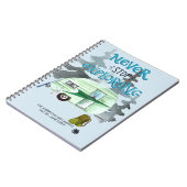 キャンプジャーナル|カスタムな遠征ジャーナル ノートブック (左側)