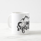 キャンプスクワッドアドベンチャーカッコいい引用文キャンパーズ コーヒーマグカップ (正面左)