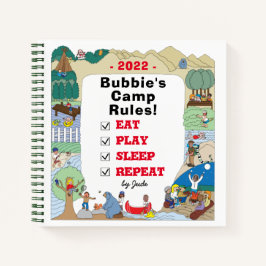 キャンプスケッチブックノートブック ノートブック