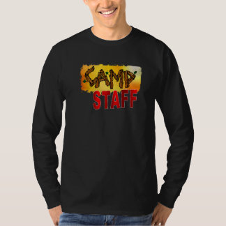 キャンプスタッフサマーキャンプ場ホストクルーカウンセラーT Tシャツ