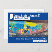 キャンプストアはがき ポストカード (正面/裏面)